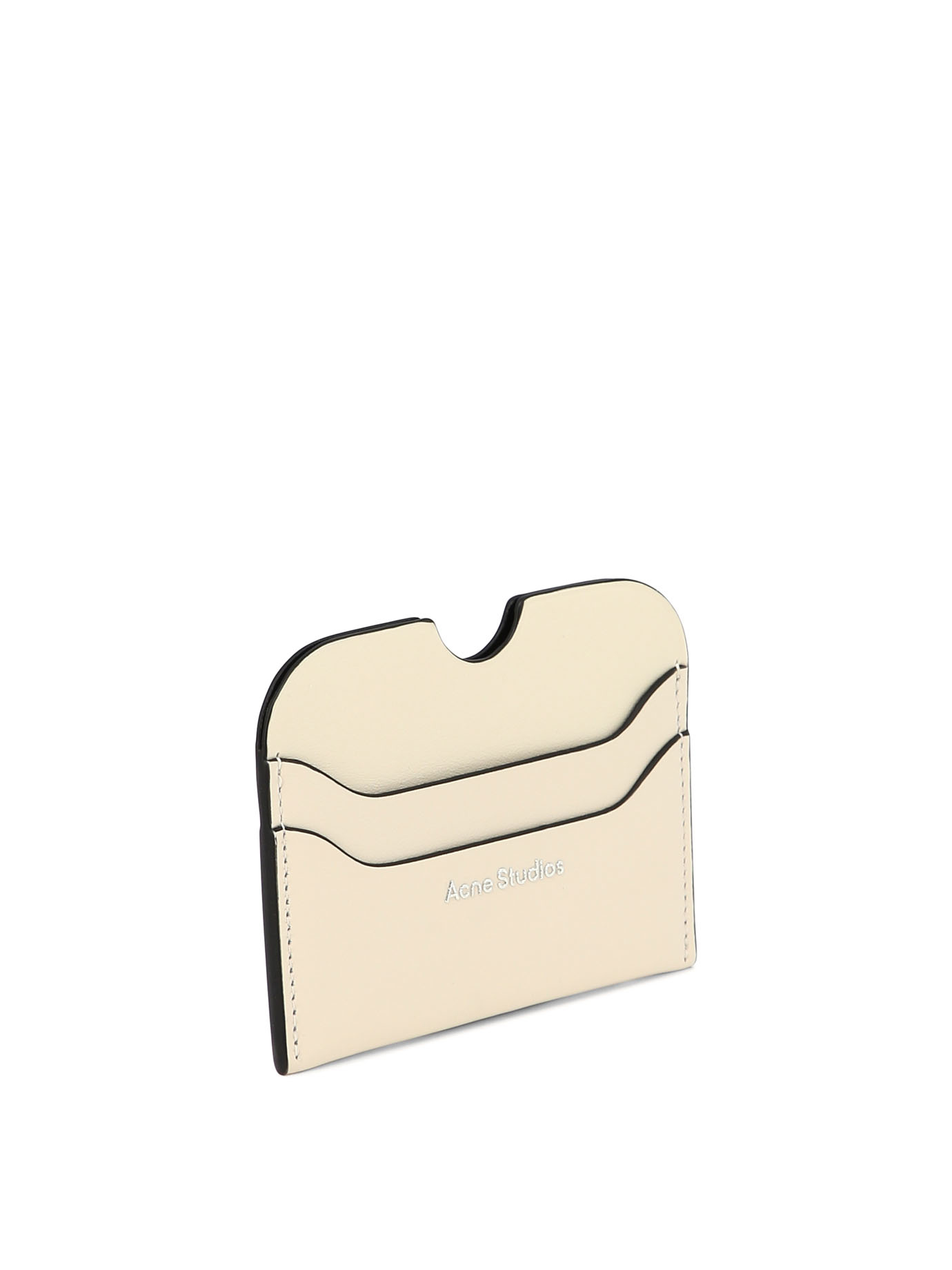 ACNE STUDIOS White Card holder with logo